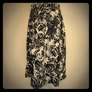 Aline linen blend skirt